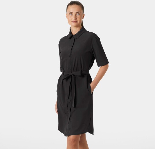 Helly Hansen Thalia Skjortekjole Dame Svart S