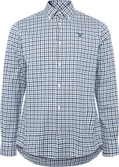 Barbour Barbour Finkle Tailored Gingham Shirt   Navy   S