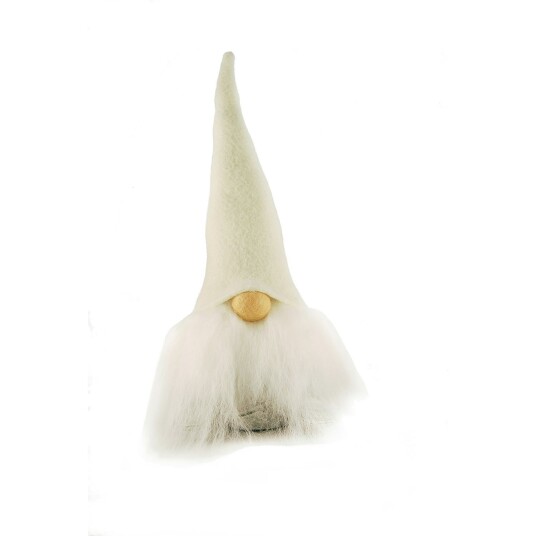 Åsas Tomtebod Verner Gnome 50 cm White Åsas Tomtebod Verner Gnome 50 cm White