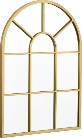 Gull veggspeil 70x50 cm med metallramme