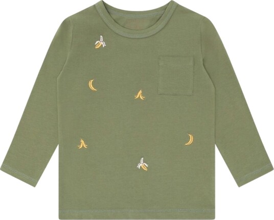 Hust and Claire Genser - HcAugust Bananer - Light Green - Hust and Claire - 4 år (104) - Genser Armygrønn Grønn