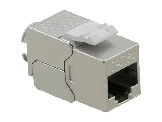 Verdi Verdi Cat.6A Klasse Ea Keystone Rj-45 Skjermet Verktøyfri Slim.