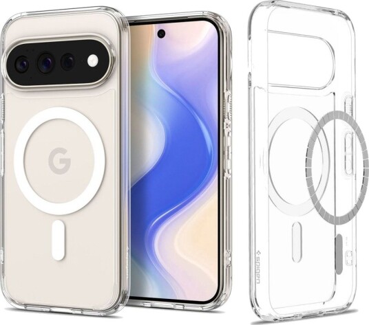 Spigen Ultra Hybrid MagSafe Etui til Google Pixel 11 Pro XL - Gjennomsiktig Hvit