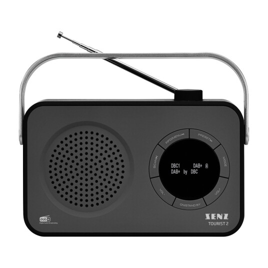 SENZ TOURIST 2 RADIO FM/DAB+, SVART SENZ TOURIST 2 RADIO FM/DAB+, SVART