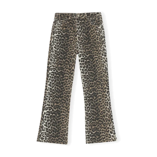 Ganni Dame Jeans Brun W28,