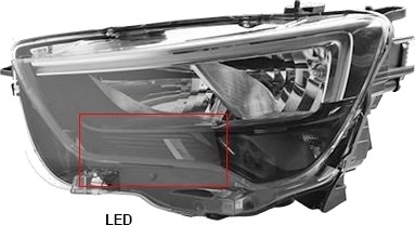 VAN WEZEL 3803963 Frontlykter