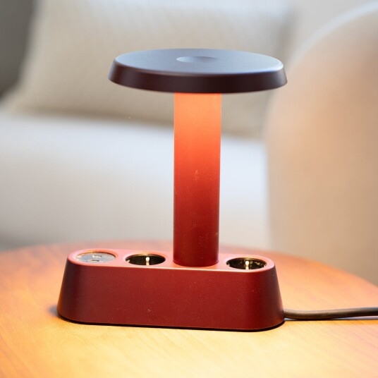 Bordlampe NOMAD COLLECTION NOMAD LAMP 01 dimmbar Rød Stue Aluminium Design 19.1 Rød