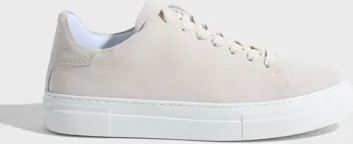 Selected Men Slhdavid Chunky Suede Sneaker Noos Lave sneakers Hvit