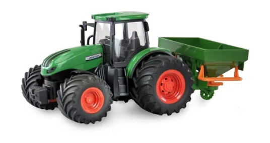 Amewi RC Tractor with Fertaliser Spreader 1:24 RTR Green Amewi RC Tractor with Fertaliser Spreader 1:24 RTR Green
