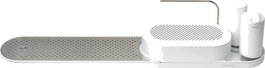 Brabantia SinkStyle oppvaskorganiserer sett 4 deler Mineral Fresh White