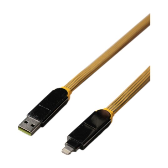 Rolling Square InCharge XL 3m Universal Ladekabel 100W Gul - 4-i-1 Multiport Rolling Square InCharge XL 3m Universal Ladekabel 100W Gul - 4-i-1 Multiport