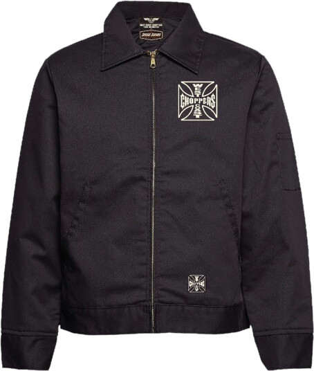 West Coast Choppers Jakke OG Lined Svart West Coast Choppers Jakke OG Lined Svart
