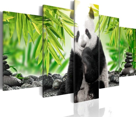 Bilde Sweet Little Panda 100x50 Artgeist sp. z o. o.