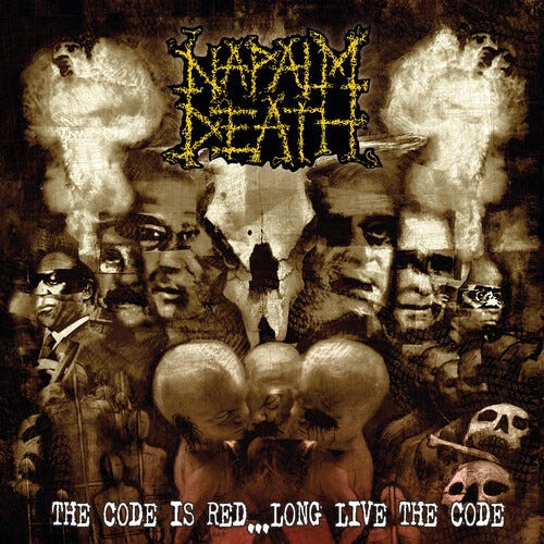 Napalm Death  Code Is Red Long Live The Code  LP/Vinyl