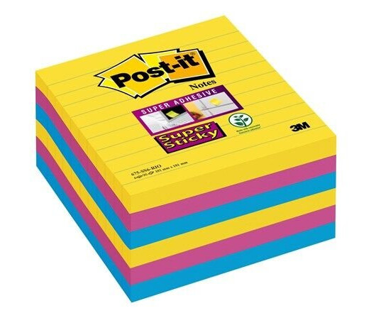 3M Post-it Super Sticky 675-S6R Rio de Janeiro Collection