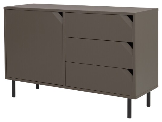 Tenzo Corner sideboard Taupe 118 x 43 cm Brun