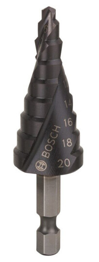 Bosch Trinnbor HSS-AlTiN 4 - 20 mm, 70,5 mm
