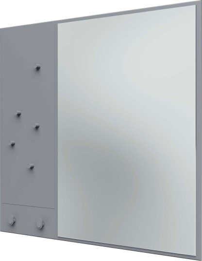 Memo Wall Mirror With Notice Board Graphic Memo Wall Mirror With Notice Board Graphic