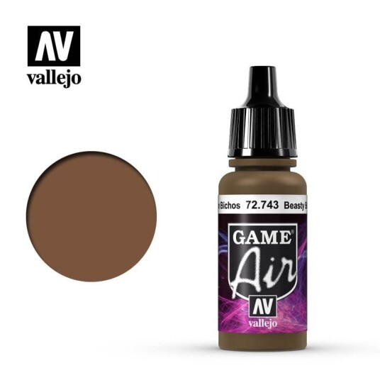Vallejo Game Air Beatty Brown 17ml (72.743)