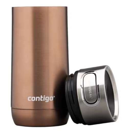 CONTIGO Luxe Autoseal, Kopper, Rustfritt stål, 5 timer, 12 timer, 360 ml