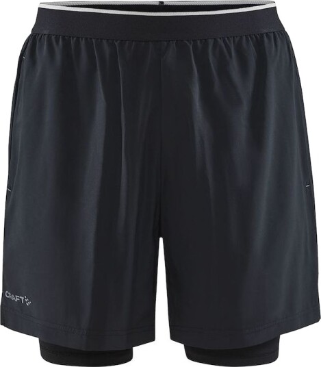 Craft Men's Adv Charge 2-In-1 Stretch Shorts Black XL, Black