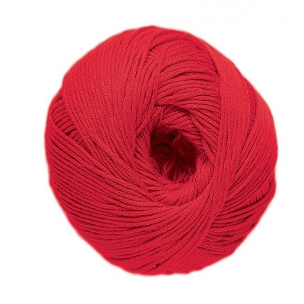 DMC Natura Just Cotton Garn Unicolor 23 Rød DMC Natura Just Cotton Garn Unicolor 23 Rød
