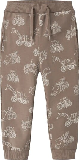 Name It Nmmvaron Aop Swt Pant Unb Noos Brown 110