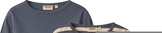 Wheat Genser 2 pack Milo Greyblue Strippe Wheat 8 år (128) Genser Beige Blå Grå