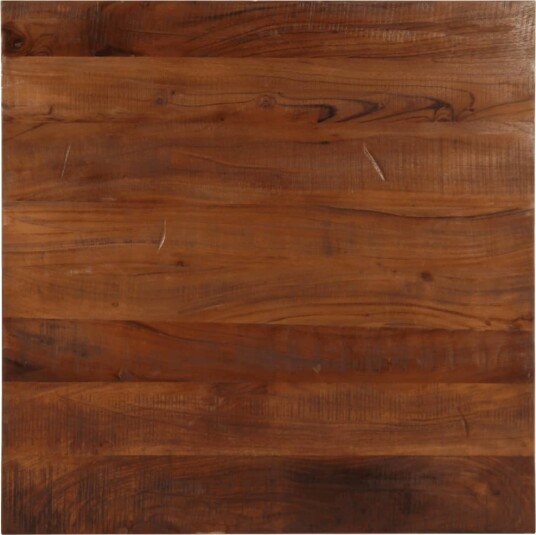 Bordplate 90x90x2,5 cm firkantet gjenvunnet heltre