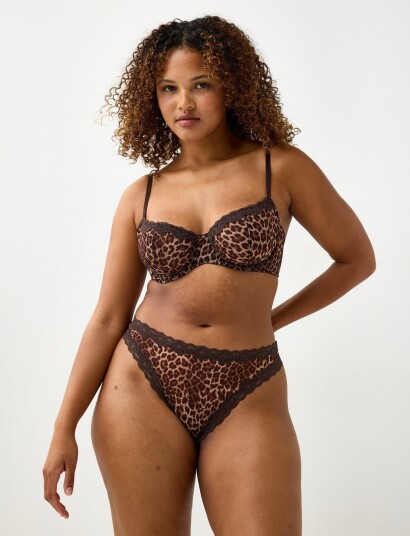 Lindex Senna Unpadded Bra Brown 85 D