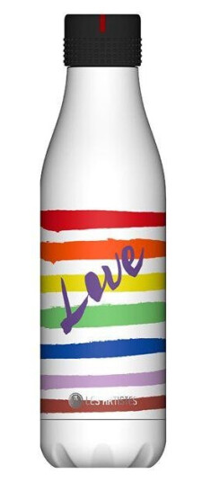 Les Artistes Bottle Up Design termoflaske 0,5L regnbue Les Artistes Bottle Up Design termoflaske 0,5L regnbue