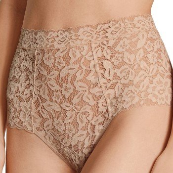 Calida Truser Natural Comfort Lace Maxi Brief Beige polyamid Large Dame