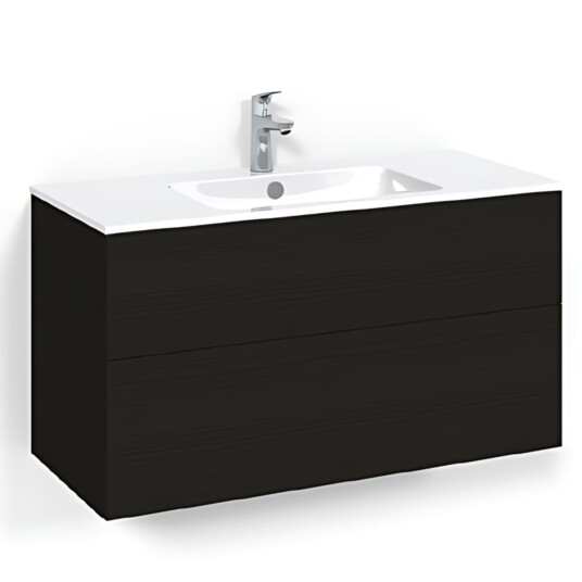 Macro Design Crown Plain/push-open Servantskap 2 Skuff - med Light Servant Svart eik / 100cm 14 Macro Design Crown Plain/push-open Servantskap 2 Skuff - med Light Servant Svart eik / 100cm 14