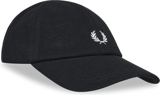 Fred Perry Pique Classic Cap - BLACK/SNOWWHITE - One Size