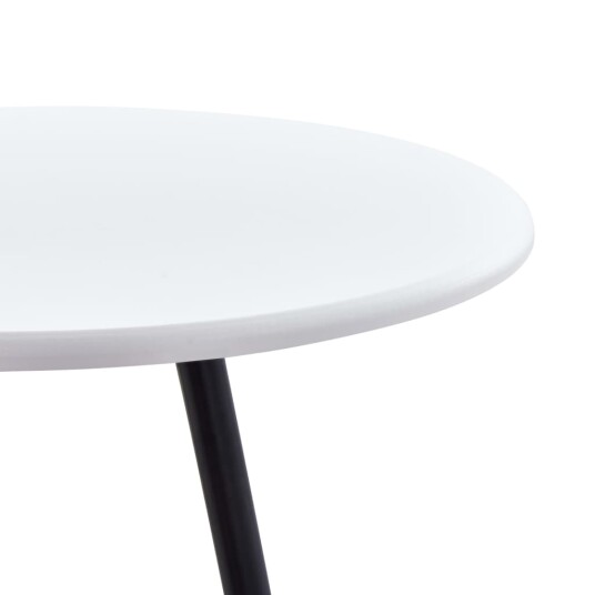 vidaXL Barbord hvit 60x107,5 cm MDF vidaXL Barbord hvit 60x107,5 cm MDF