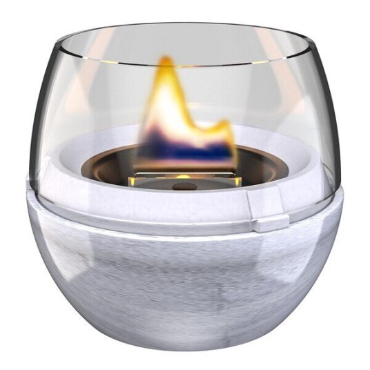 Tenderflame Tulip bordlampe 14 cm reaktiv glasur blå Tenderflame Tulip bordlampe 14 cm reaktiv glasur blå