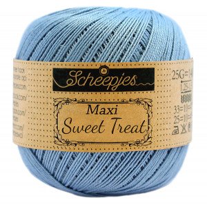 Scheepjes Maxi Sweet Treat Garn Unicolor 510 Himmelblå