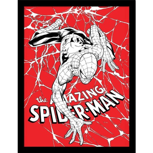 Marvel's Spider Man Amazing Innrammet Bilde 30 x 40 cm