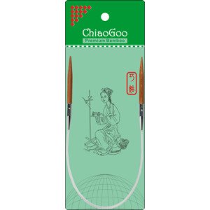 ChiaoGoo Bamboo Rundpinne Bambus 40 cm 3 mm Patina