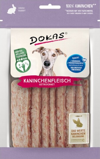 Dokas Kjøttsnacks Kaninkjøtt 3 X 70 G Dokas Kjøttsnacks Kaninkjøtt 3 X 70 G