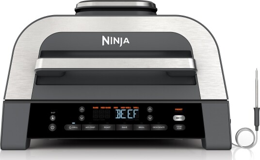Ninja 6-i-1 MAX Varmluftsfrityr med Berøringskontroll 3,8 L Sort/Sølv DG551EU Ninja 6-i-1 MAX Varmluftsfrityr med Berøringskontroll 3,8 L Sort/Sølv DG551EU