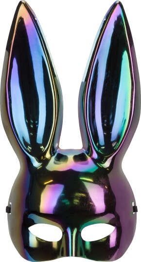 Partydeco Halvmaske Kanin Iridescent One size MAS21-010