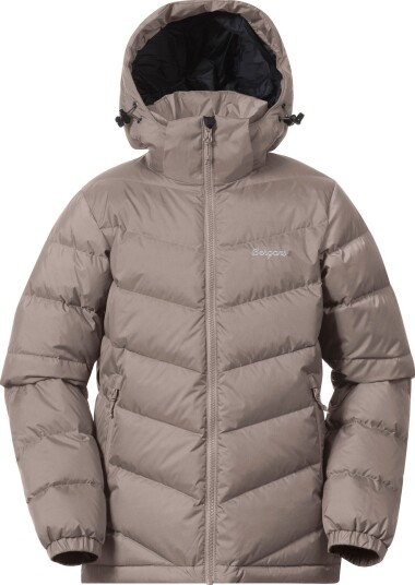 Bergans Of Norway Bergans Junior Warm Down Jacket Unisex Rock Taupe 164