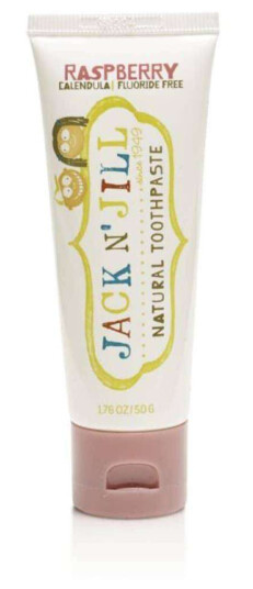 Jack N`Jill Naturlig Tannkrem Til Barn Jack N`Jill Bringebær Smak Jack N`Jill Naturlig Tannkrem Til Barn Jack N`Jill Bringebær Smak