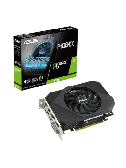 ASUS GeForce GTX 1630 Phoenix 4GB GDDR6 - 4GB GDDR6 RAM - Grafikkort