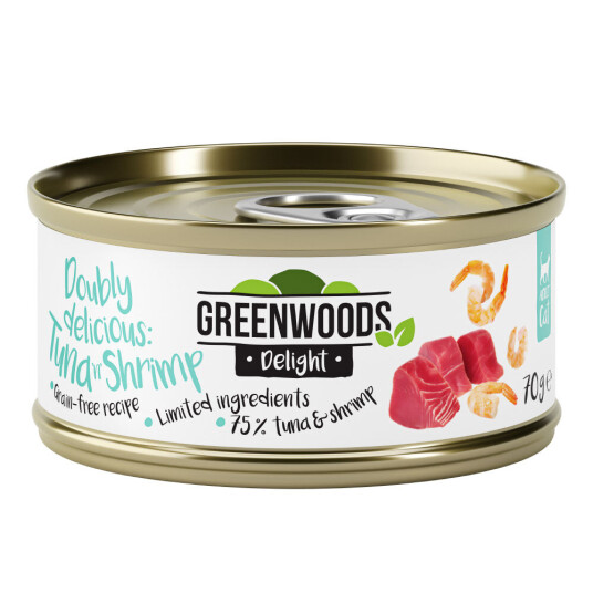 Greenwoods Delight Tunfiskfilet Med Reker 48 X 70 G