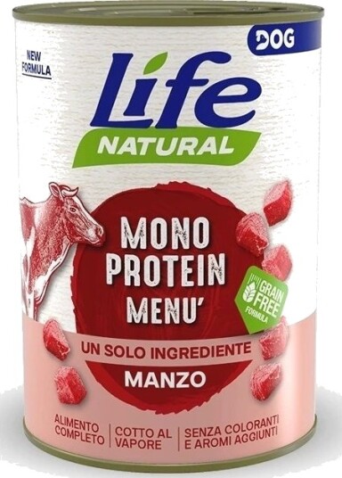 Life Pet Care Life Dog Mono Food Beef 400 G Life Pet Care Life Dog Mono Food Beef 400 G