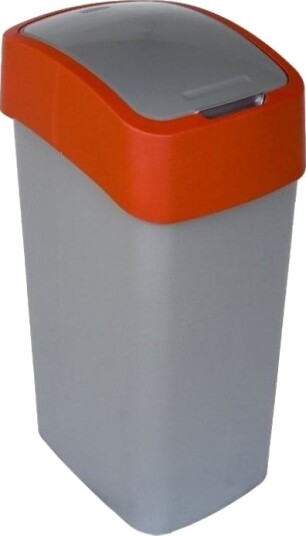 Søppelbøtte Curver Pacific Flip For Kildesortering Vippe 50 L Rød Cur000176