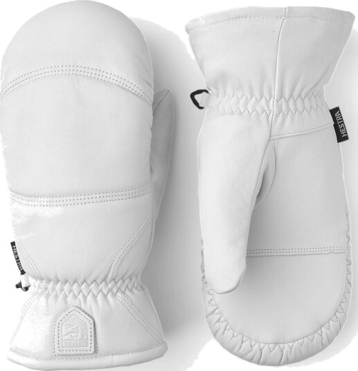 Hestra Votter - Leather Box Mitt Hvit Unisex 5