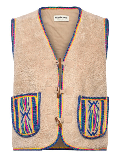 Lollys Laundry Hugoll Vest Sl Beige M Lollys Laundry Hugoll Vest Sl Beige M
